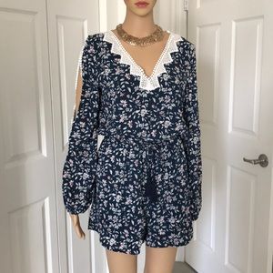 NWT Floral Romper